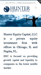 Mobile Screenshot of hunterequitycapital.com